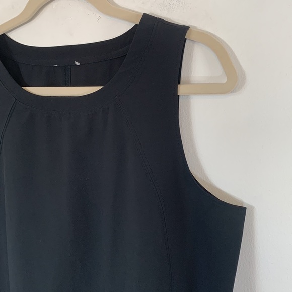Talbots Sleeveless Hi Low Hemline Women’s Size L Black Stretch Lightweight Top - Picture 4 of 10